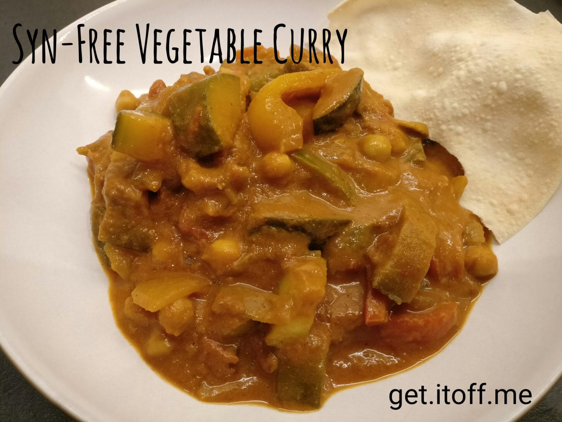 syn free vegetable curry